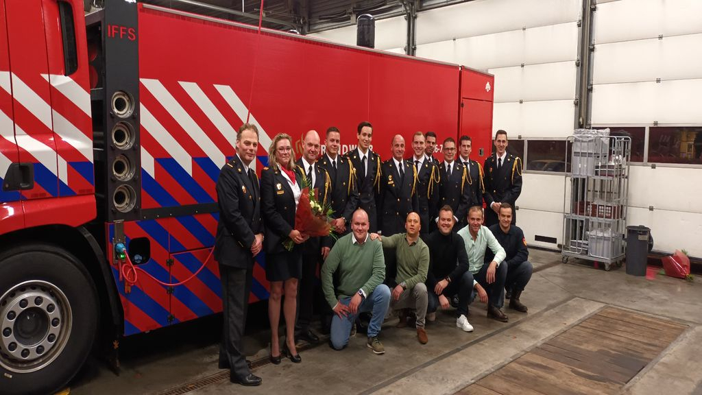 Foto: Jubilea, afscheid en diploma’s bij korpsavond brandweer Nunspeet