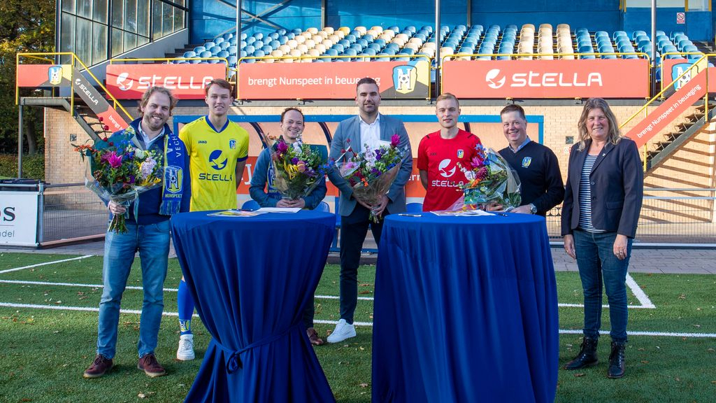 Foto: Nieuwe hoofdsponsor voor VV Nunspeet