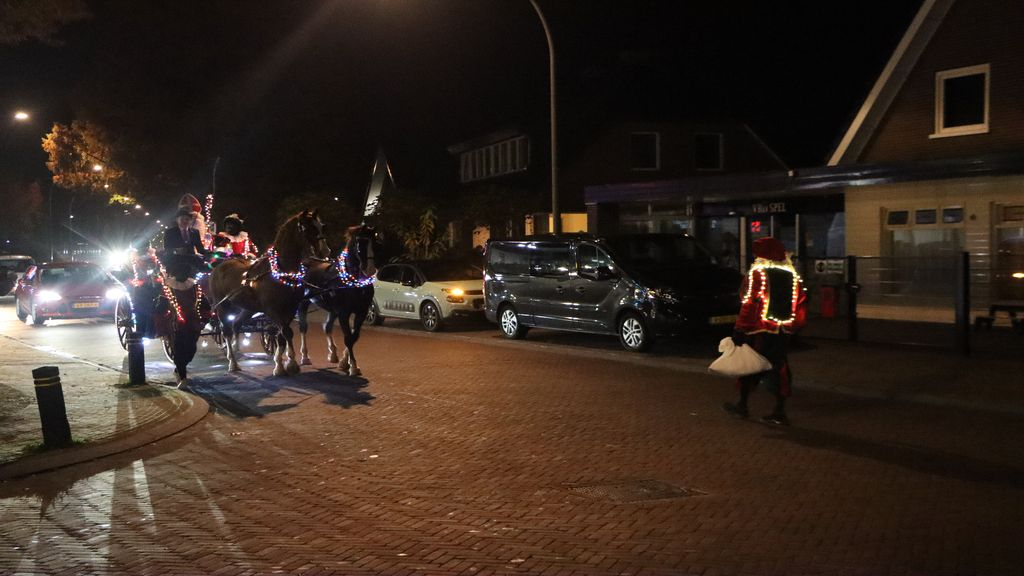 Foto: Sint Nicolaas ook in Elspeet gearriveerd