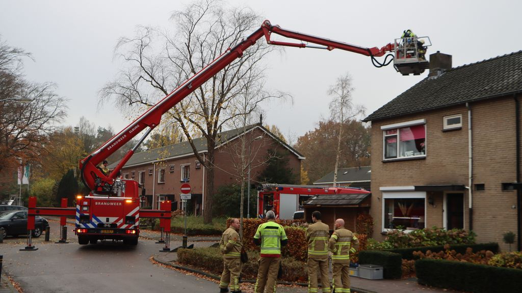 Foto: Kleine schoorsteenbrand in Nunspeet