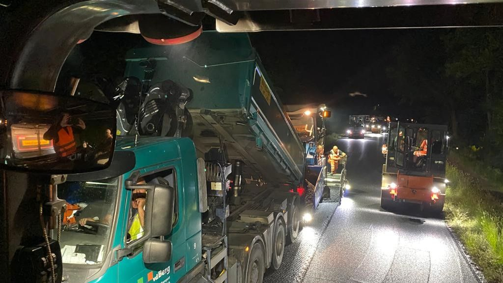 Foto: Kosten herinrichting Harderwijkerweg Hulshorst vallen lager uit