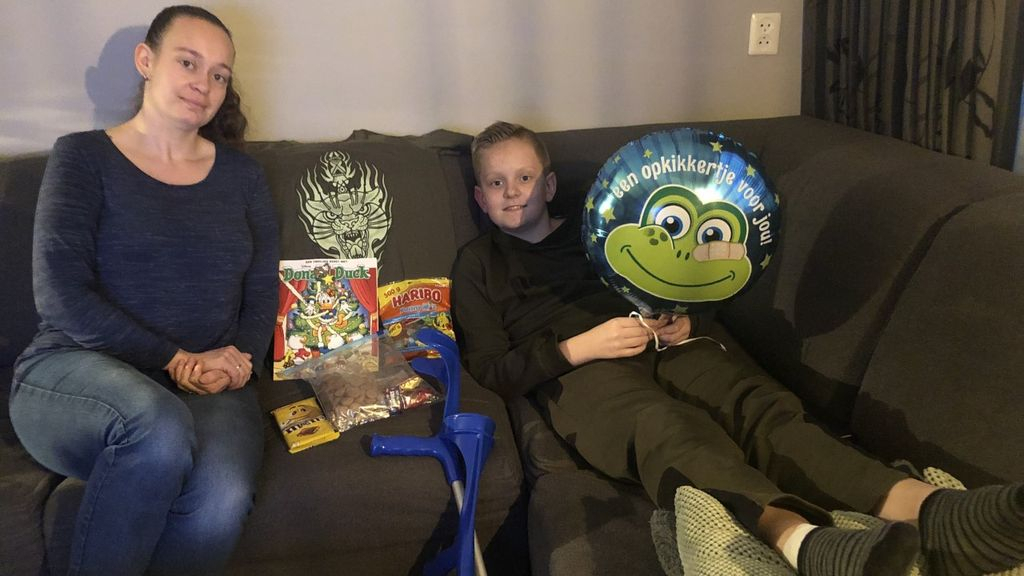 Foto: Niek heeft geluk gehad: “Ik had een deel van mijn voet kunnen kwijtraken”