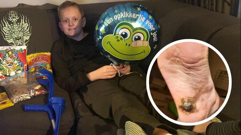 Foto: Niek en zijn moeder willen weten wie de daders zijn en loven beloning uit