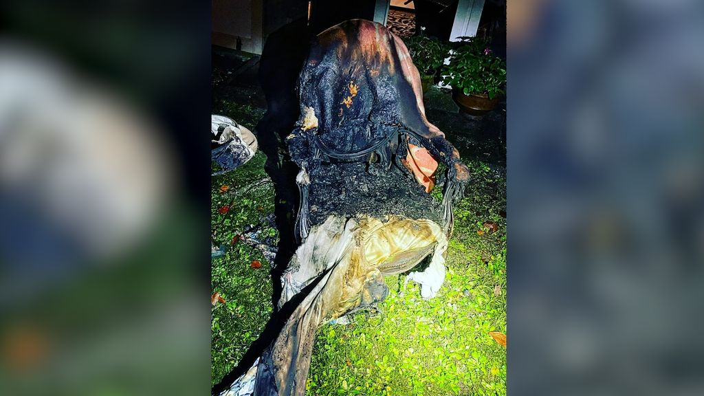 Foto: Vrouw (81) dooft vuur in eigen huis