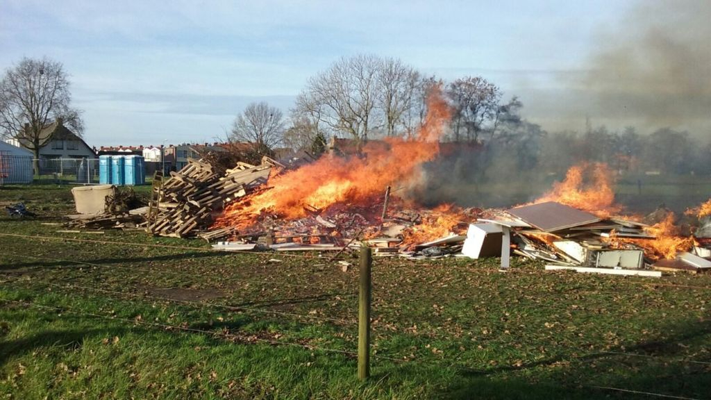 Foto: Geen vergunning voor gebruikelijke vreugdevuren in Nunspeet