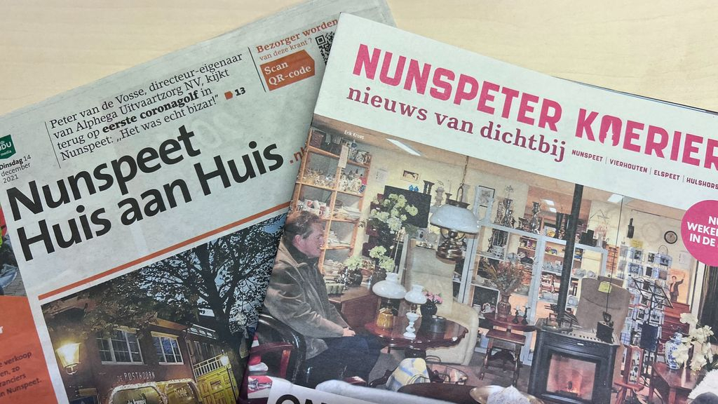 Foto: Wekelijkse gemeentepagina’s volgend jaar in twee kranten
