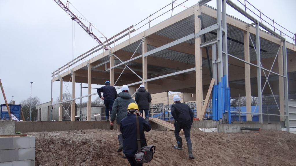 Foto: Nieuwbouw sportcomplex De Wiltsangh ligt op schema