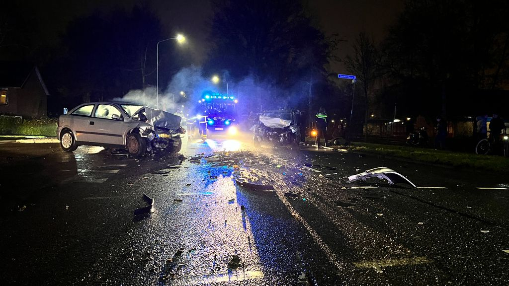 Foto: Gewonden door flinke botsing in Harderwijk