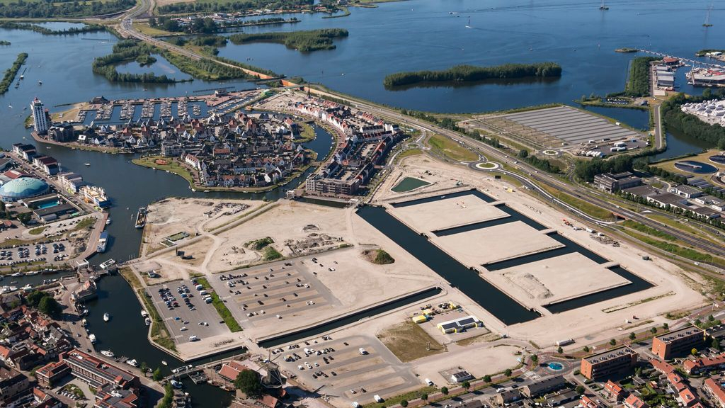Foto: Warmtenetwerk Harderwijk verwarmt toekomstige nieuwbouwwoningen in Waterfront