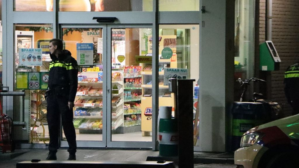 Foto: Tankstation BP overvallen, verdachte opgepakt
