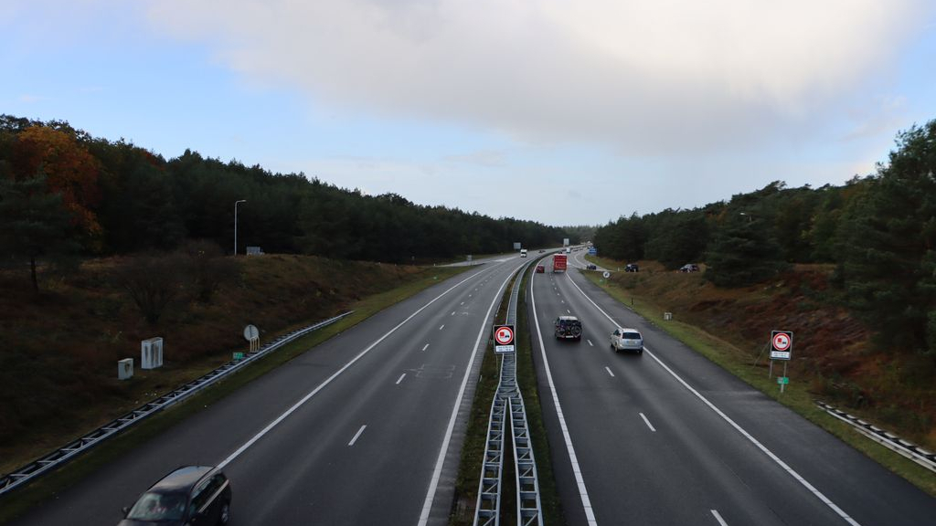 Foto: Korte afsluiting toe- en afritten A28