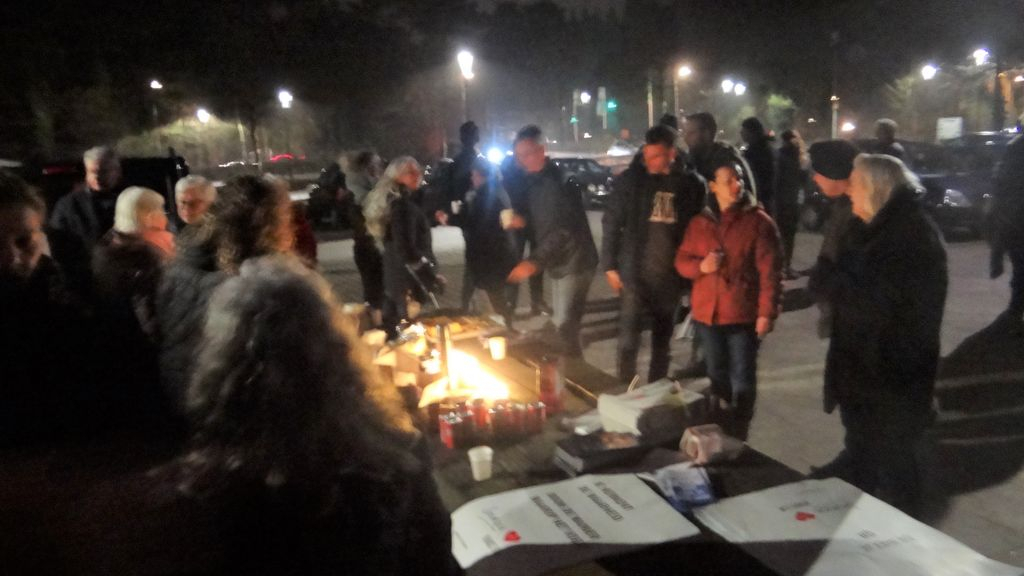 Foto: ‘Koffie drinken voor de vrijheid’ krijgt veel respons
