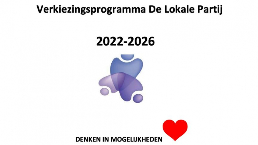 Foto: De Lokale Partij in Nijkerk presenteert haar verkiezingsprogramma