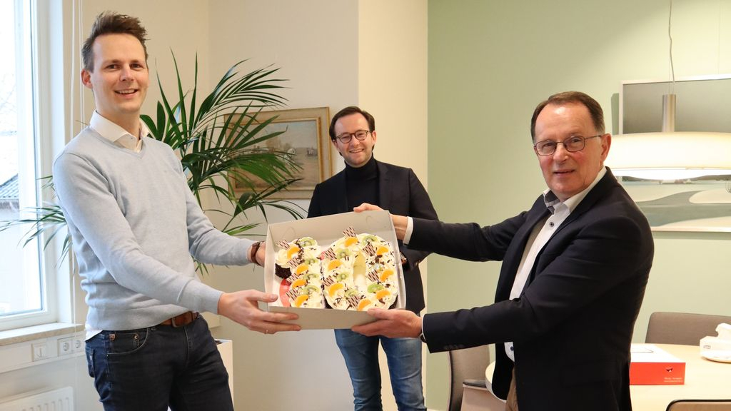 Foto: Financiële situatie in Nunspeet beloond met een tien