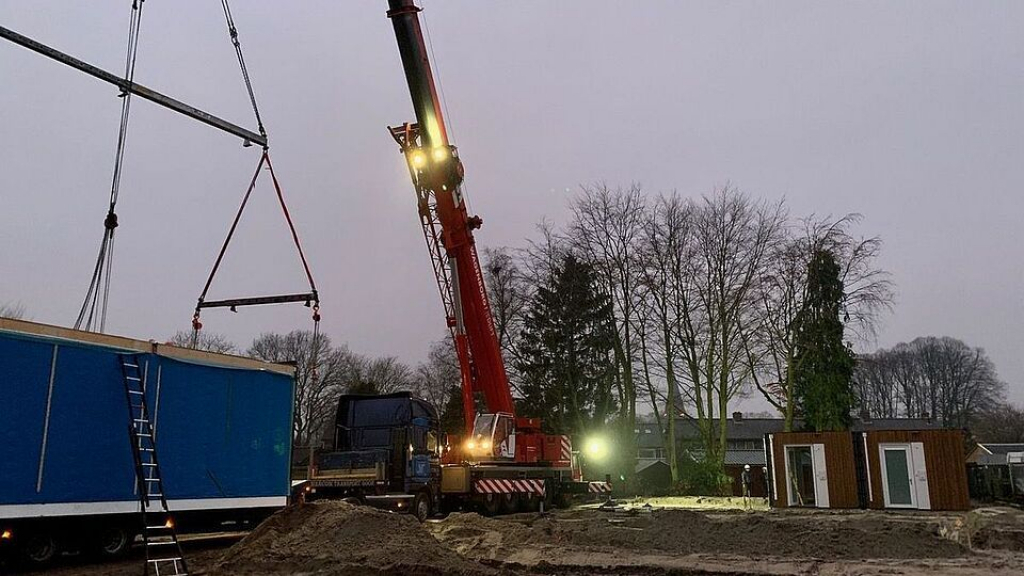 Foto: Tijdelijke woningen voor jongeren en spoedzoekers in Ermelo