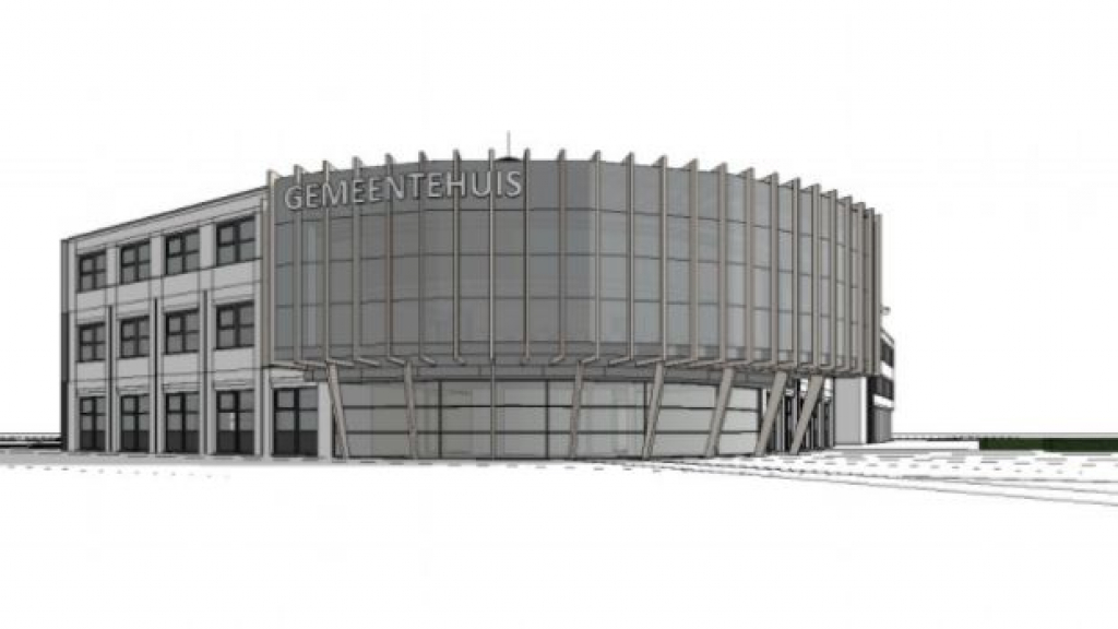 Foto: Wethouder Nijkerk ondanks jarenlang gedoe tevreden met plan gemeentehuis