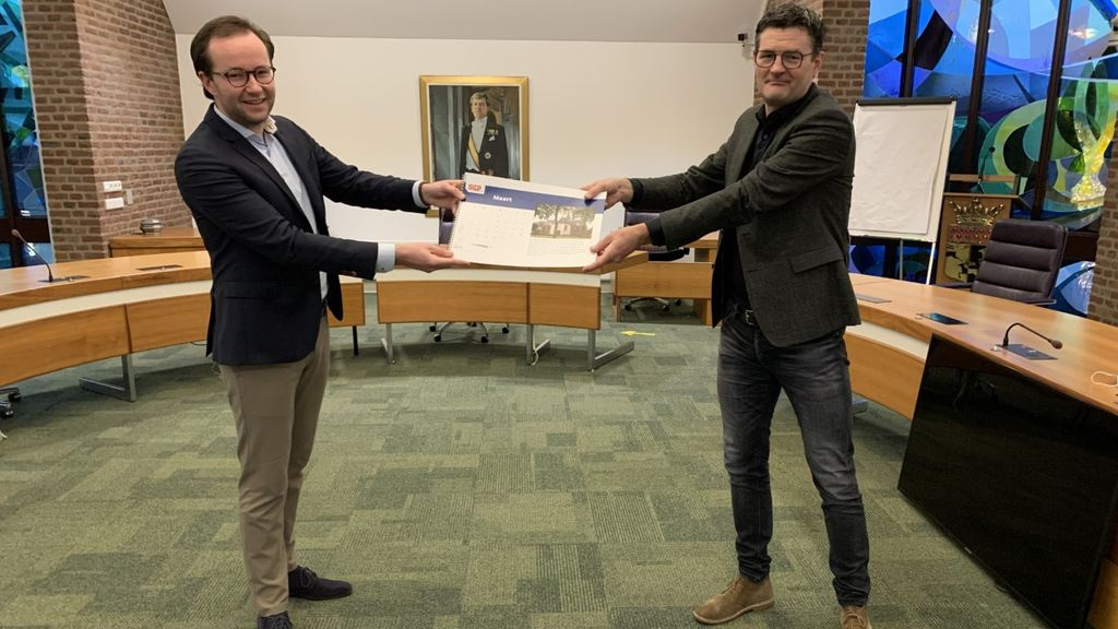 Foto: SGP geeft gemeentebestuur bezoekkalender