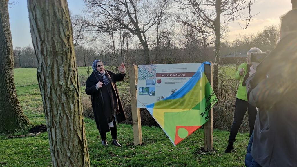 Foto: Informatieborden zetten Appel en Prinsenkamp op de kaart