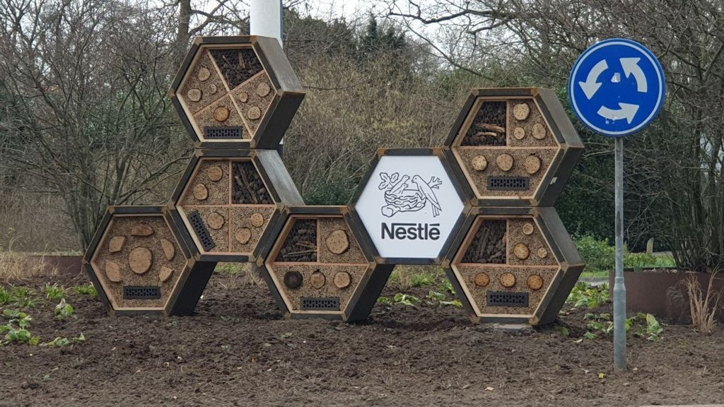 Foto: Gemeente Nunspeet zoekt sponsors voor rotondes