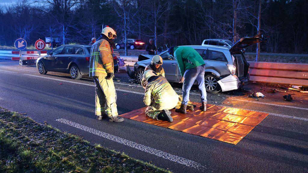 Foto: Bestuurder (25) ongeval Nunspeet had niet gedronken