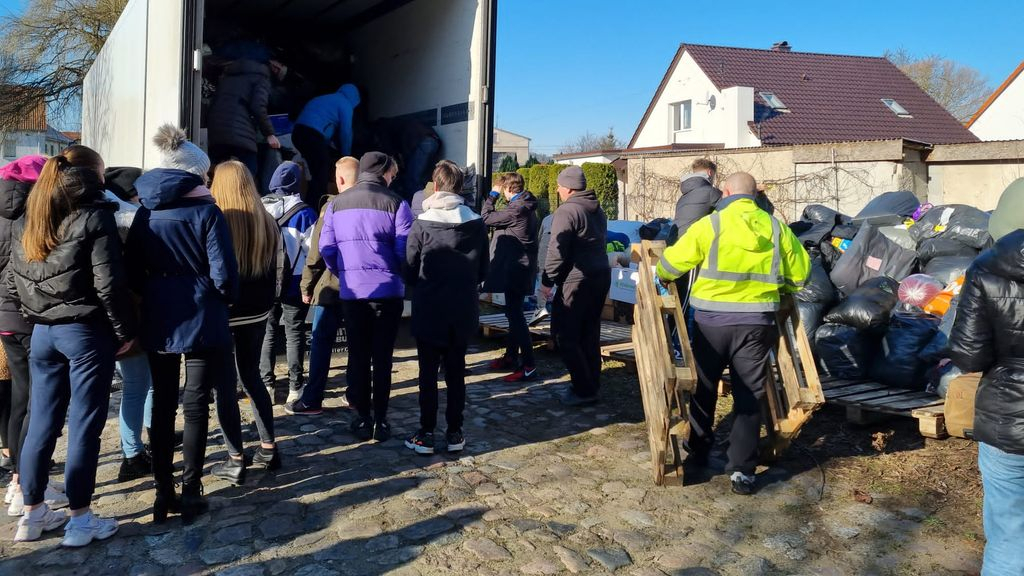 Foto: Nunspeters komen in actie voor Oekraïne