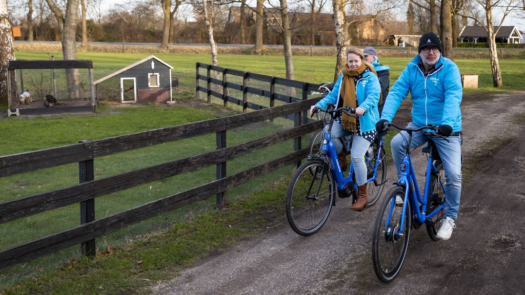 Foto: ChristenUnie voert campagne op de fiets
