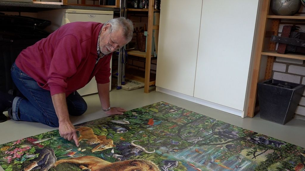 Foto: Wie heeft een mooi plekje voor de megapuzzel van Jan?