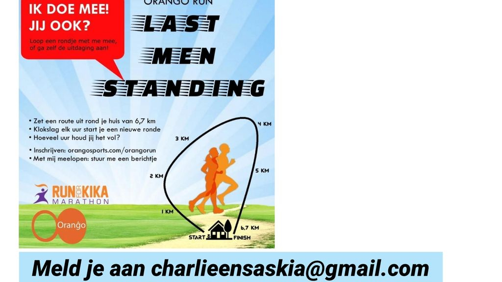 Foto: AVN daagt je uit en zamelt geld in voor Kika