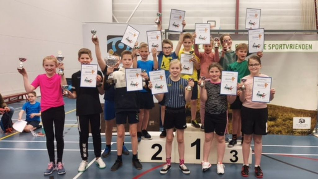 Foto: De Ridderschool wint het 38e scholierentoernooi tafeltennis