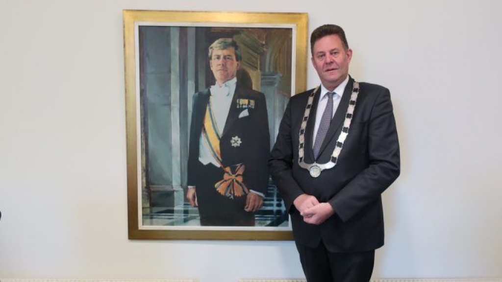 Foto: Ook Nunspeet staat stil bij de situatie in Oekraïne