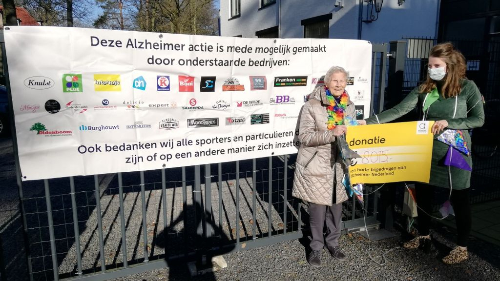 Foto: Welgelegenhuis Nunspeet haalt 10.000 euro op voor Alzheimer Nederland