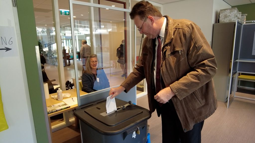 Foto: Stemmen voor de gemeenteraadsverkiezingen 2022