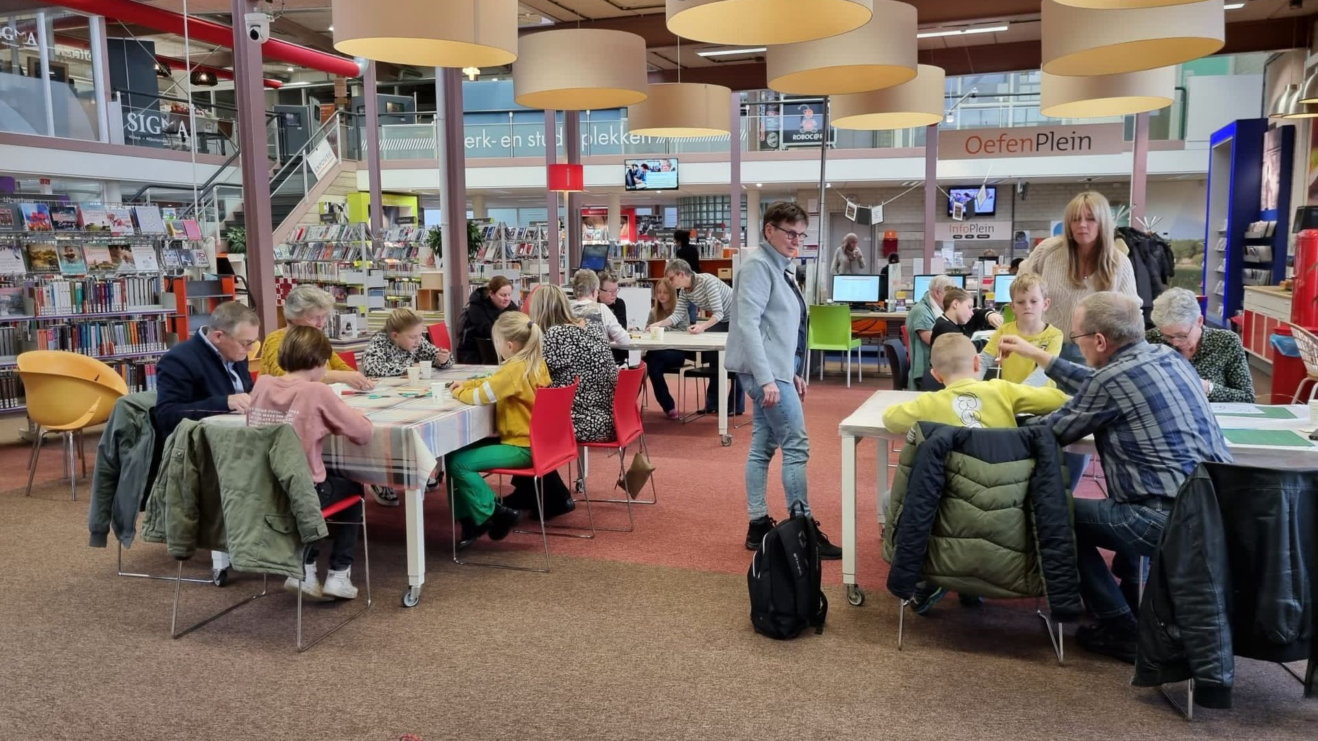 Foto: Drukke grootouder - kleinkind workshops