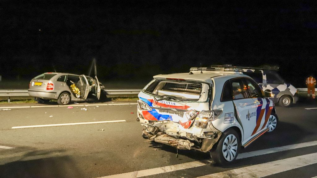 Foto: Agent ontsnapt aan ongeluk: 'Hij kroop door het oog van de naald'