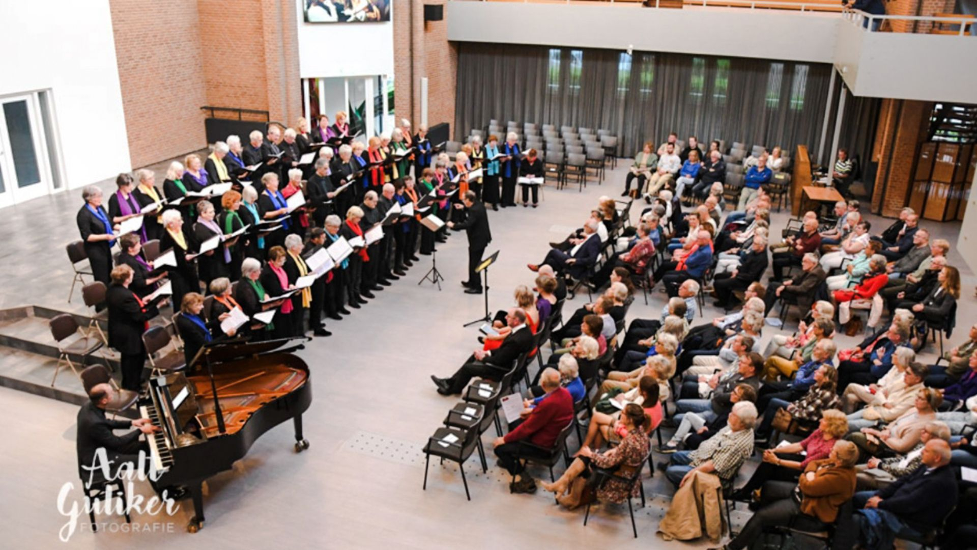 Foto: Repetities kerstproject Voice Company Koor