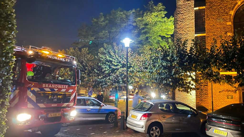 Foto: Brandweer Nijkerk naar melding Grote Kerk