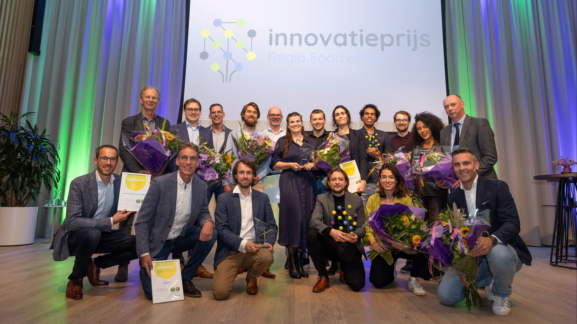 Foto: Innovatieprijs Regio Foodvalley 2023 uitgereikt.