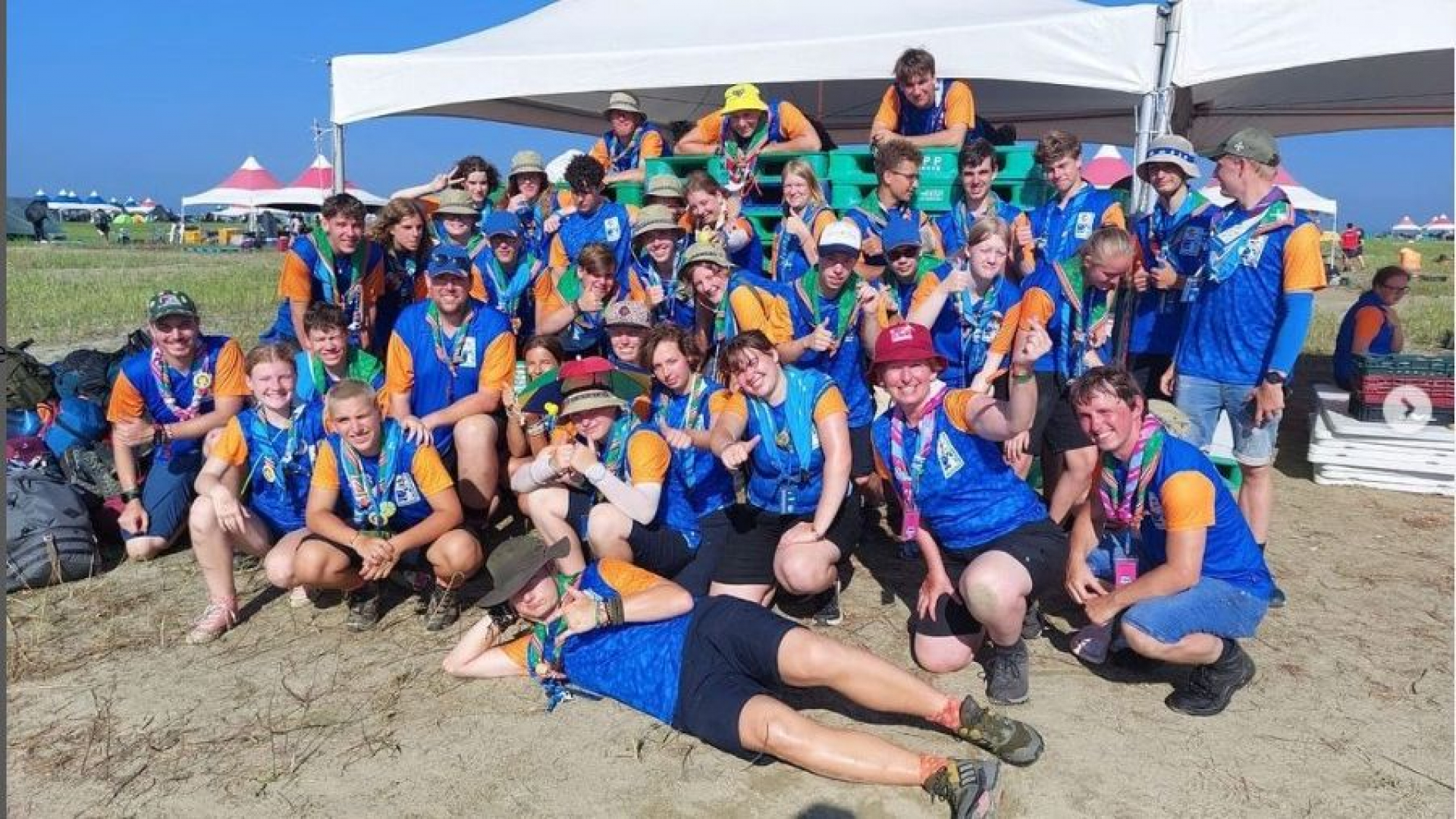 Foto: Update van Nunspeetse Leilani vanaf de Jamboree in Zuid Korea