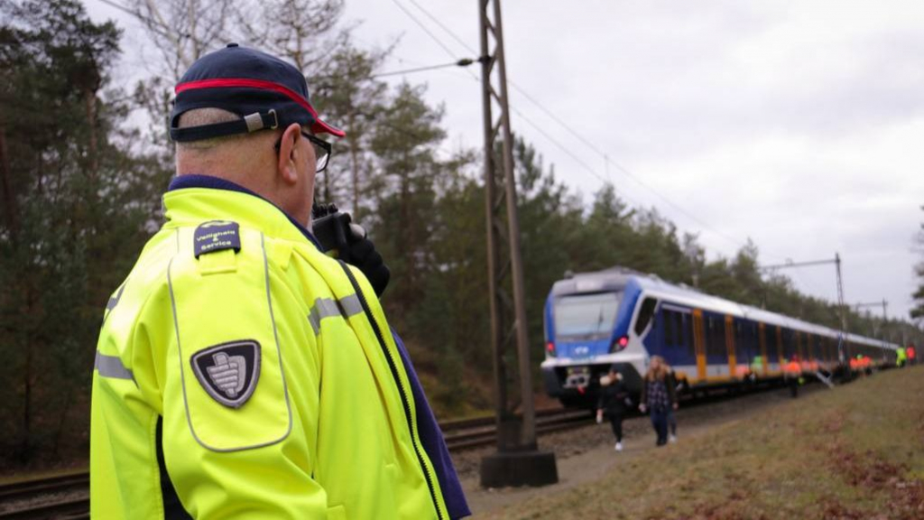 Foto: Aanrijding op spoor tussen Nunspeet en ’t Harde
