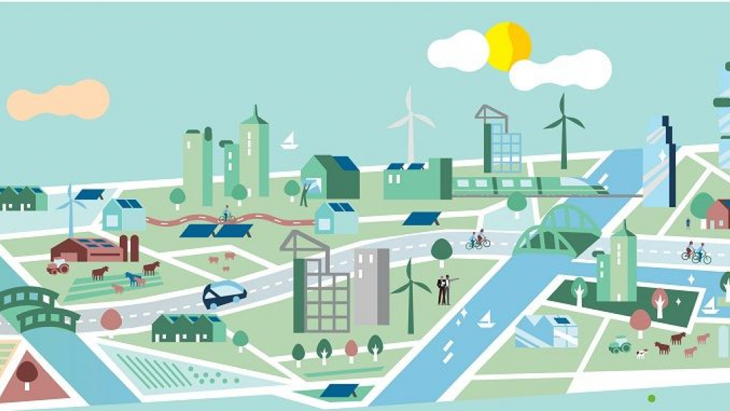 Foto: Gemeente Nijkerk:  geen warmtenet in de wijken Campenbuurt, Rensselaer en Beulekamp met warmte uit de Rioolwaterzuiveringsinstallatie (RWZI).