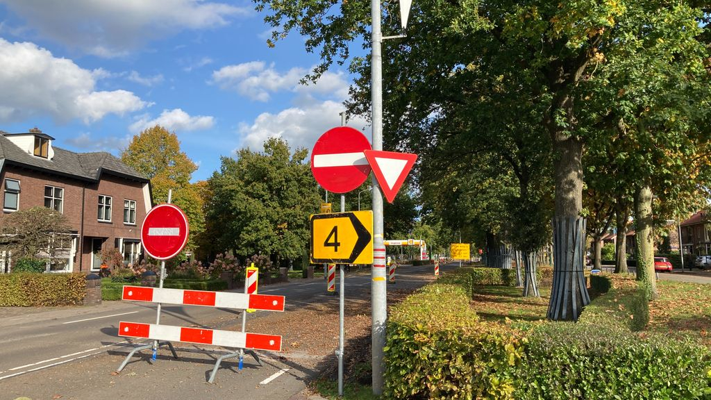 Foto: Apeldoornsestraat Voorthuizen volledig afgesloten