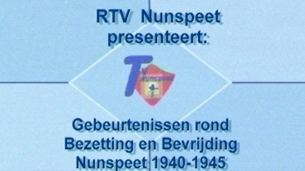 Foto: Bijzondere uitzending op TV Nunspeet: Gebeurtenissen rond Bezetting en Bevrijding Nunspeet 1940-1945
