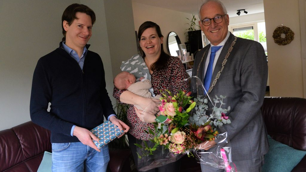 Foto: ELENE  is de eerste Nijkerkse baby van 2023