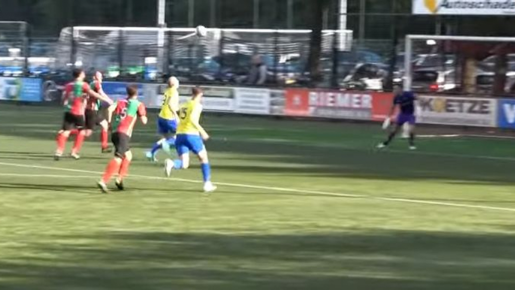 Foto: Nunspeet verliest van Zuidvogels