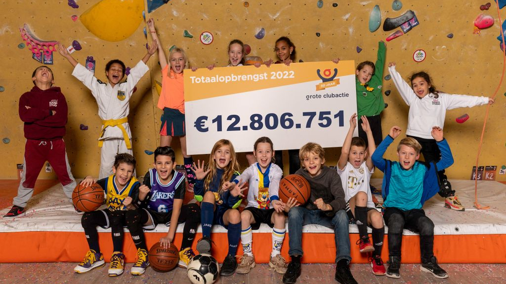 Foto: Grote clubactie in Nijkerk succesvol