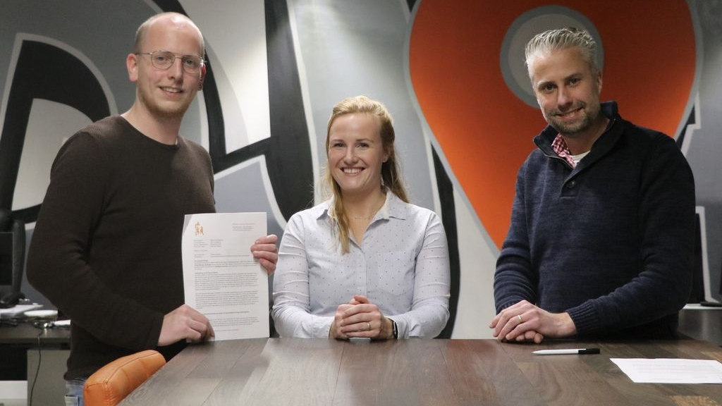 Foto: Djops Uitzendgroep nieuwe naam- en mede-hoofdsponsor KV Sparta Nijkerk