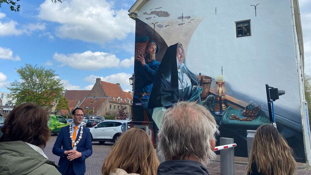 Foto: Spectaculaire Hanze muurschildering onthuld