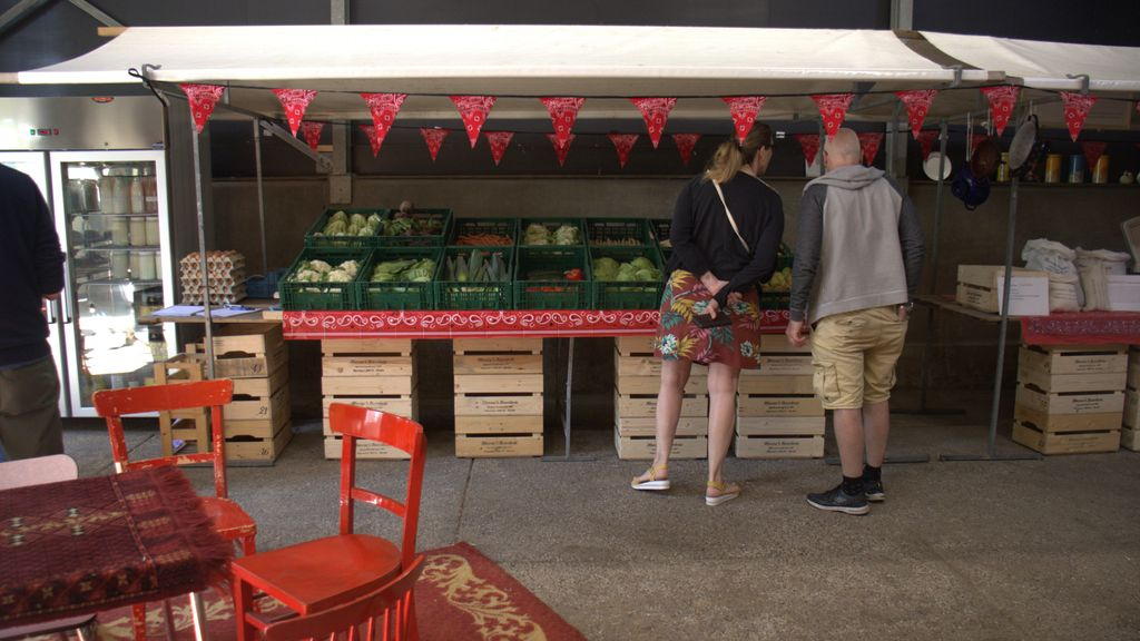 Foto: Mensen kunnen kennismaken met het Voedselcollectief tijdens open dag