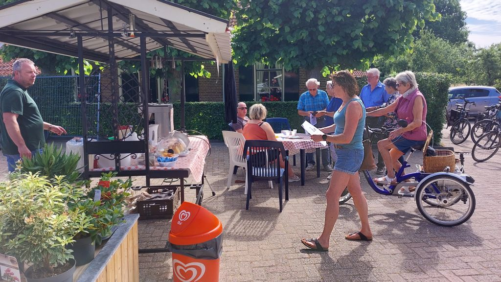 Foto: Warme Zomerfietstocht bij Molen de Duif