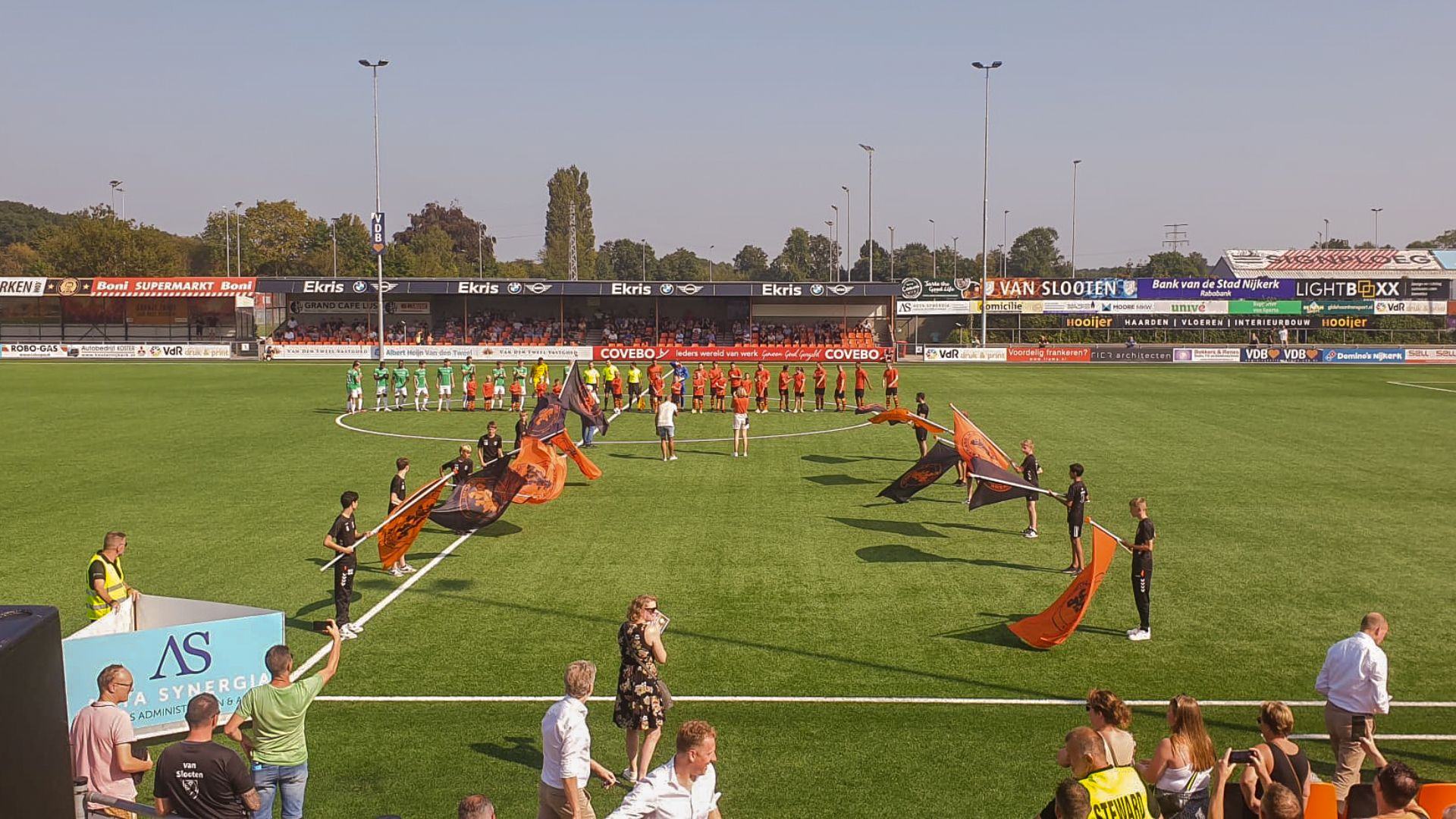 Foto: Sparta Nijkerk met kleinste marge langs DOVO